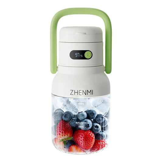 ZHENMI Cordless Blender – 33oz Smoothie & Shake Maker
